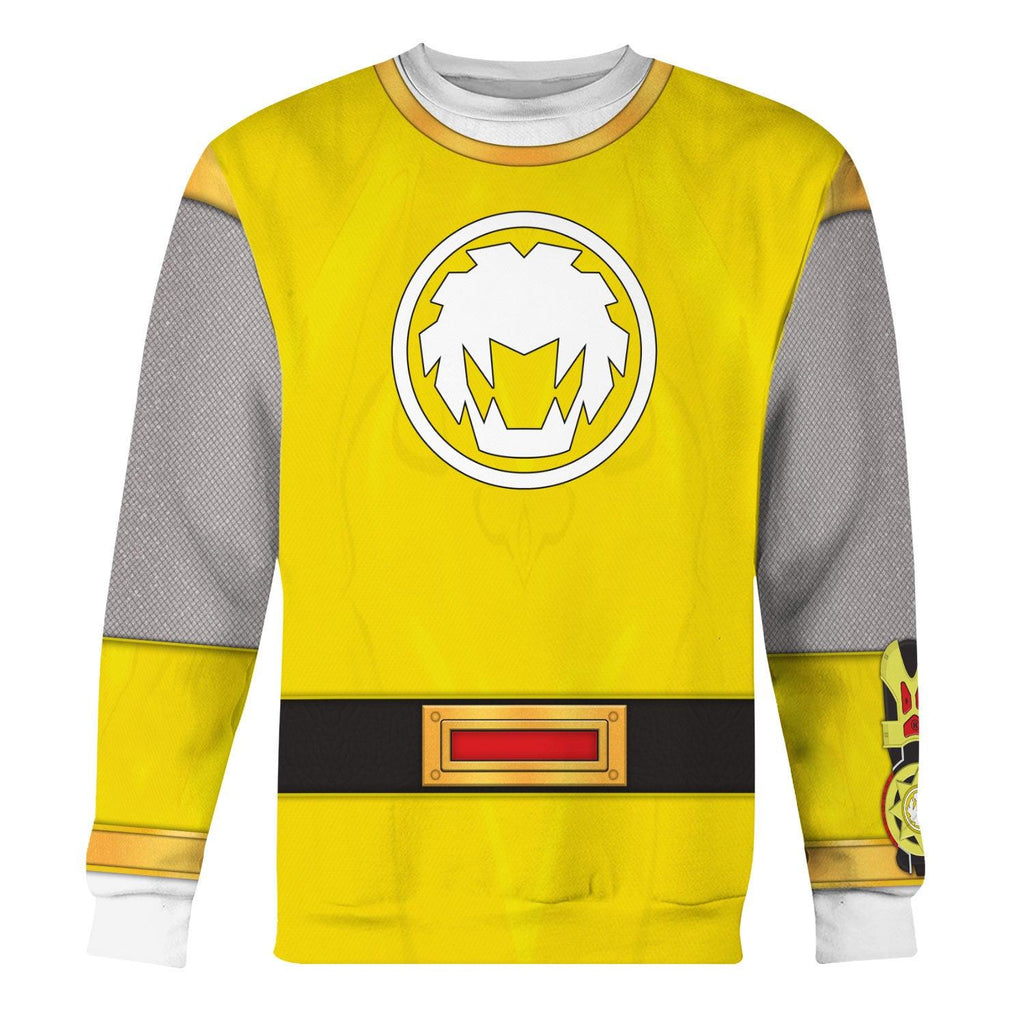  CustomsPig Power Rangers Ninja Storm Yellow Ranger Hoodies Sweatshirt T-shirt Hawaiian Tracksuit -  CustomsPig.com