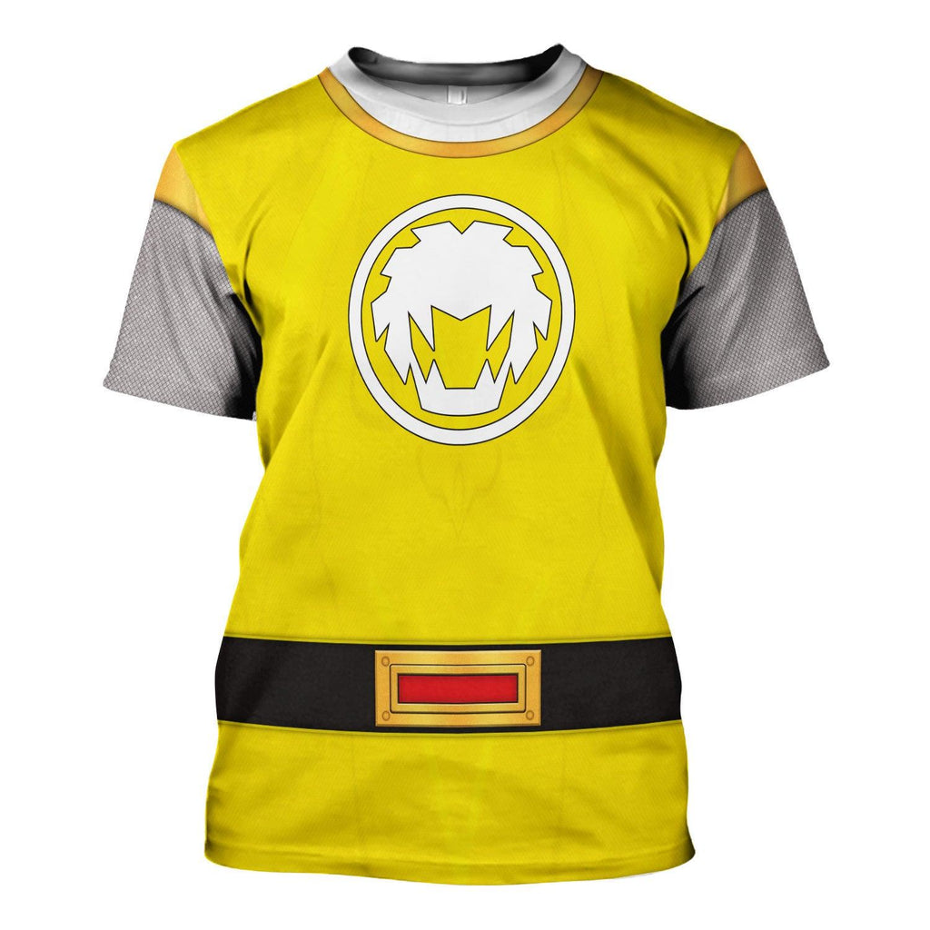  CustomsPig Power Rangers Ninja Storm Yellow Ranger Hoodies Sweatshirt T-shirt Hawaiian Tracksuit -  CustomsPig.com