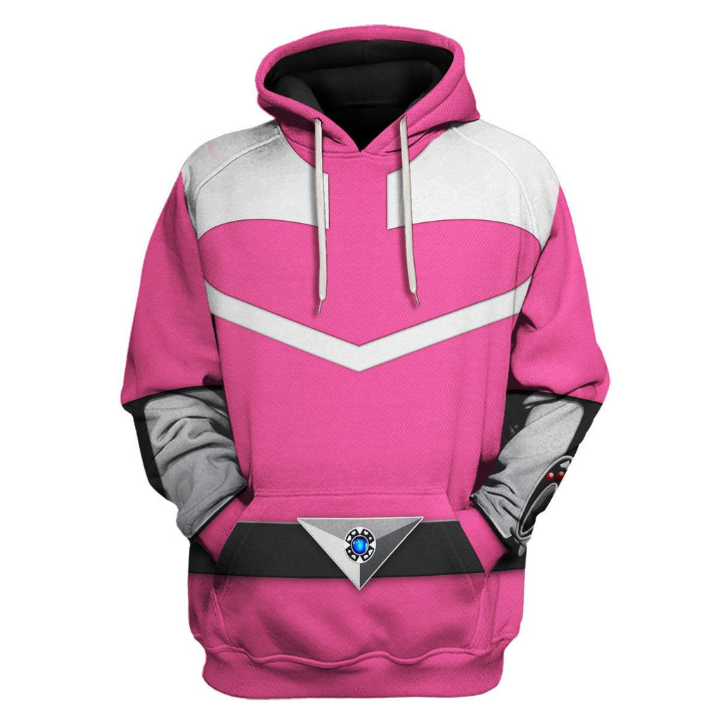 CustomsPig Power Rangers Time Force (2001) Pink Hoodies Sweatshirt T-shirt Hawaiian Tracksuit - CustomsPig.com