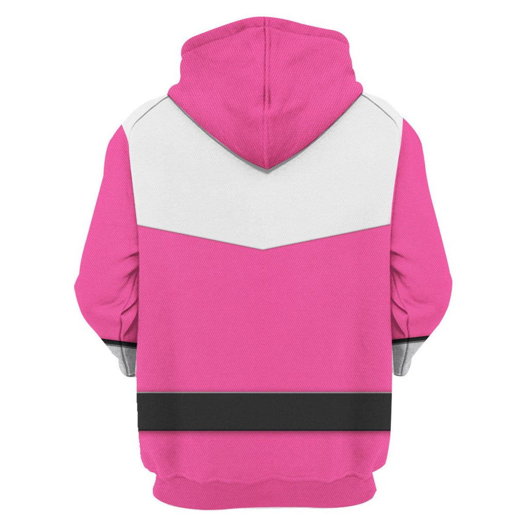 CustomsPig Power Rangers Time Force (2001) Pink Hoodies Sweatshirt T-shirt Hawaiian Tracksuit - CustomsPig.com