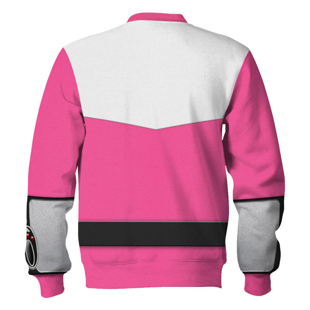 CustomsPig Power Rangers Time Force (2001) Pink Hoodies Sweatshirt T-shirt Hawaiian Tracksuit - CustomsPig.com