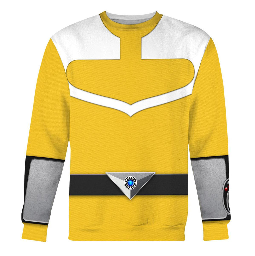 CustomsPig Power Rangers Time Force (2001) Yellow Hoodies Sweatshirt T-shirt Hawaiian Tracksuit - CustomsPig.com