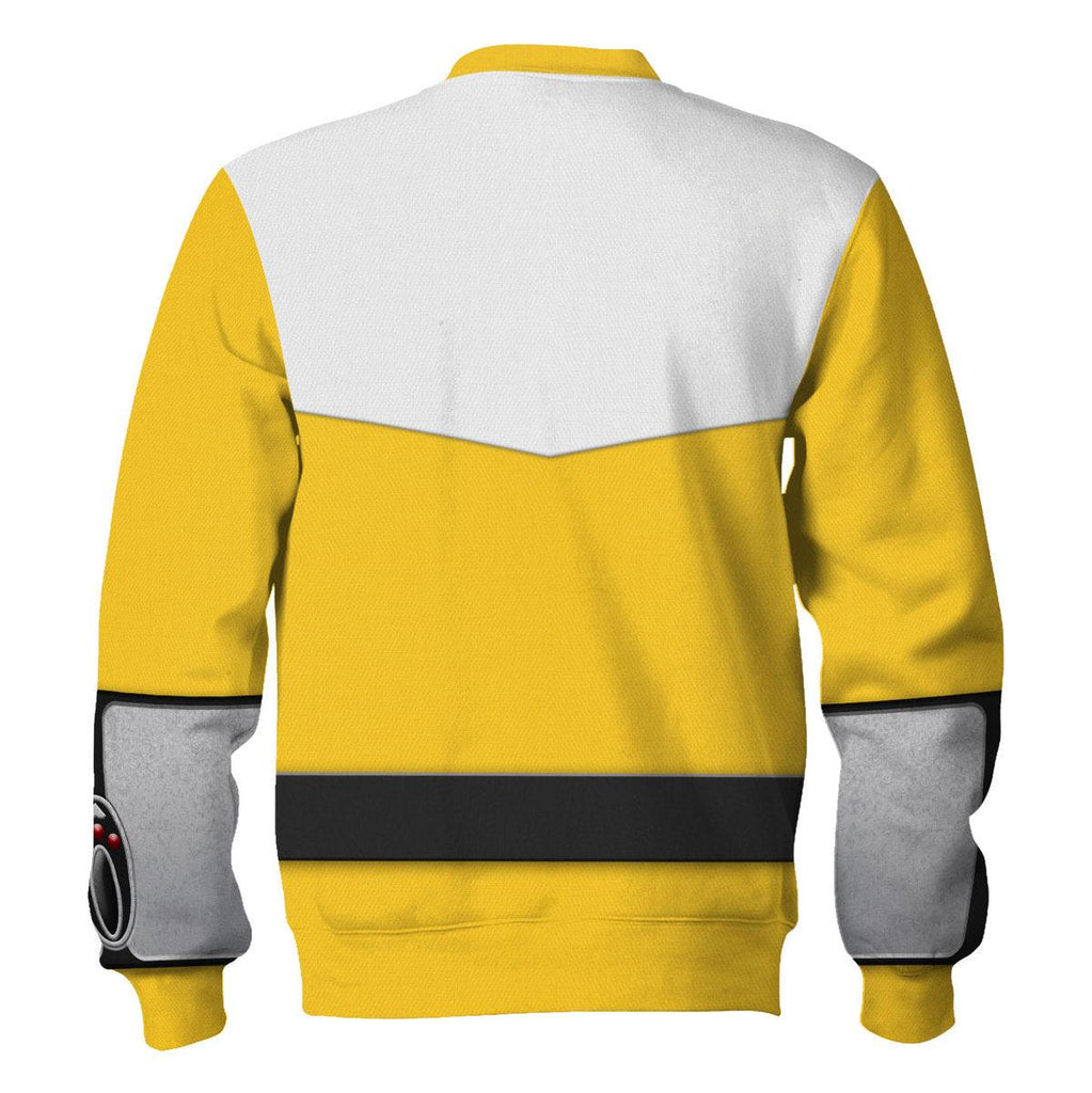 CustomsPig Power Rangers Time Force (2001) Yellow Hoodies Sweatshirt T-shirt Hawaiian Tracksuit - CustomsPig.com