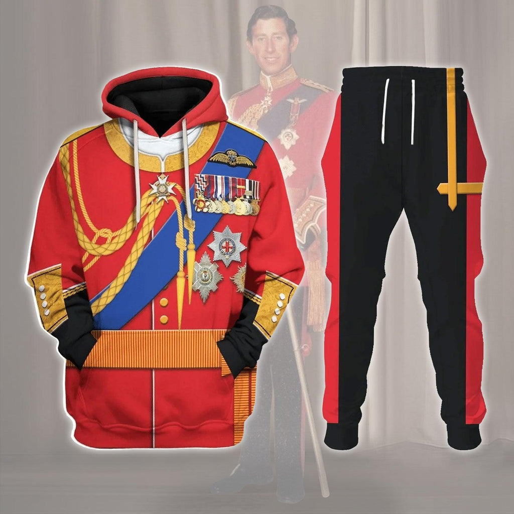  CustomsPig Prince Charles Prince of Wales Costume Hoodie Sweatshirt T-Shirt Tracksuit -  CustomsPig.com