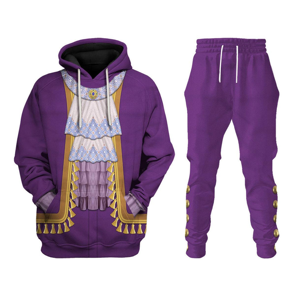 CustomsPig Prince Outfit Pan-cakes All-Over Print Unisex Pullover Hoodie, Sweatshirt, T-Shirt - CustomsPig.com