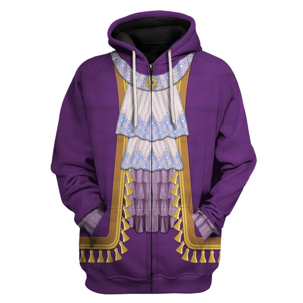 CustomsPig Prince Outfit Pan-cakes All-Over Print Unisex Pullover Hoodie, Sweatshirt, T-Shirt - CustomsPig.com