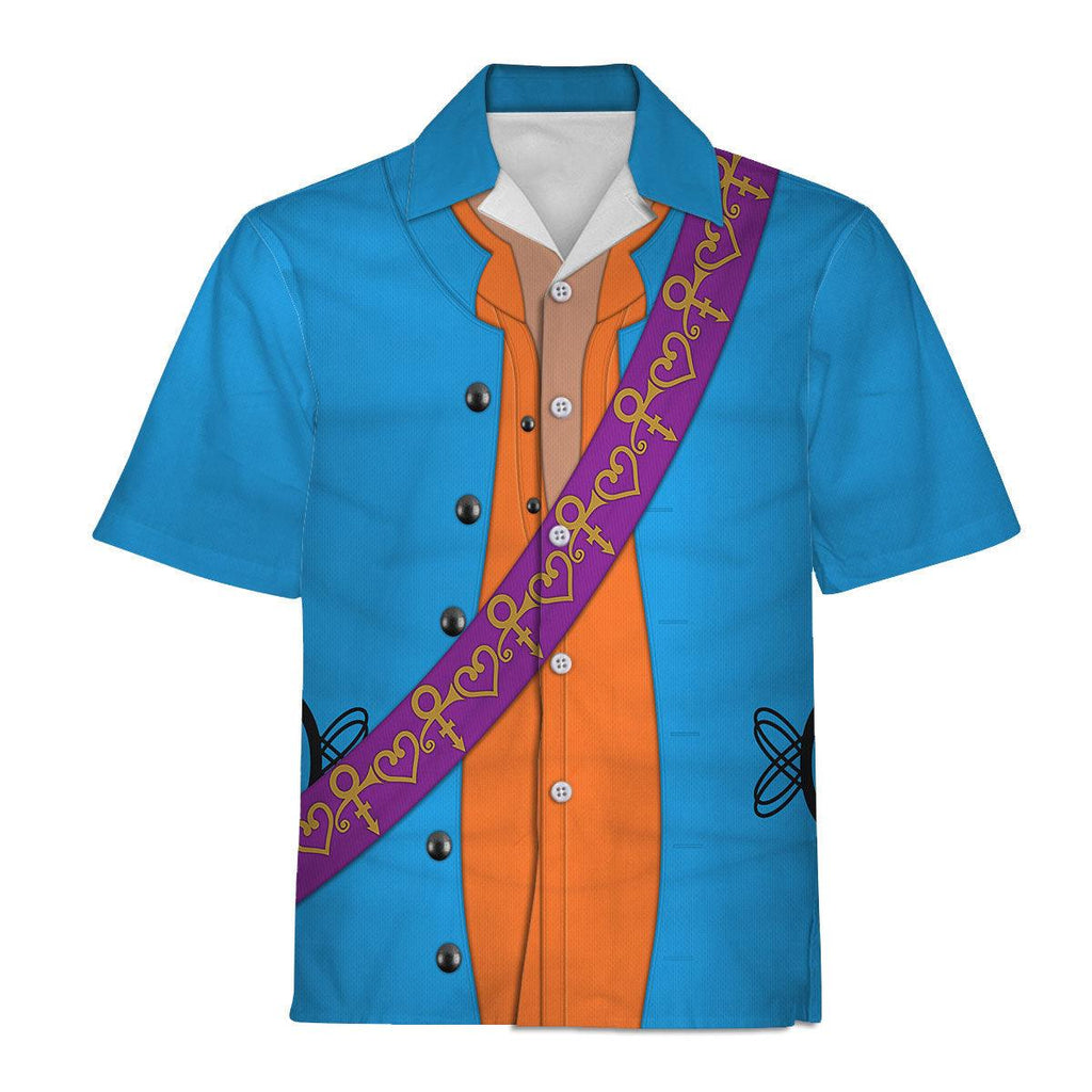 CustomsPig Prince Suit Turquoise and Orange All-Over Print Unisex Pullover Hoodie, Sweatshirt, T-Shirt, and Swatpants - CustomsPig.com