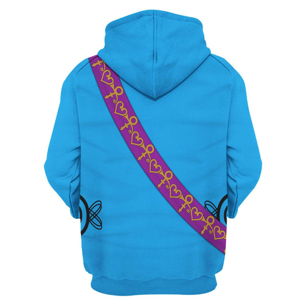 CustomsPig Prince Suit Turquoise and Orange All-Over Print Unisex Pullover Hoodie, Sweatshirt, T-Shirt, and Swatpants - CustomsPig.com