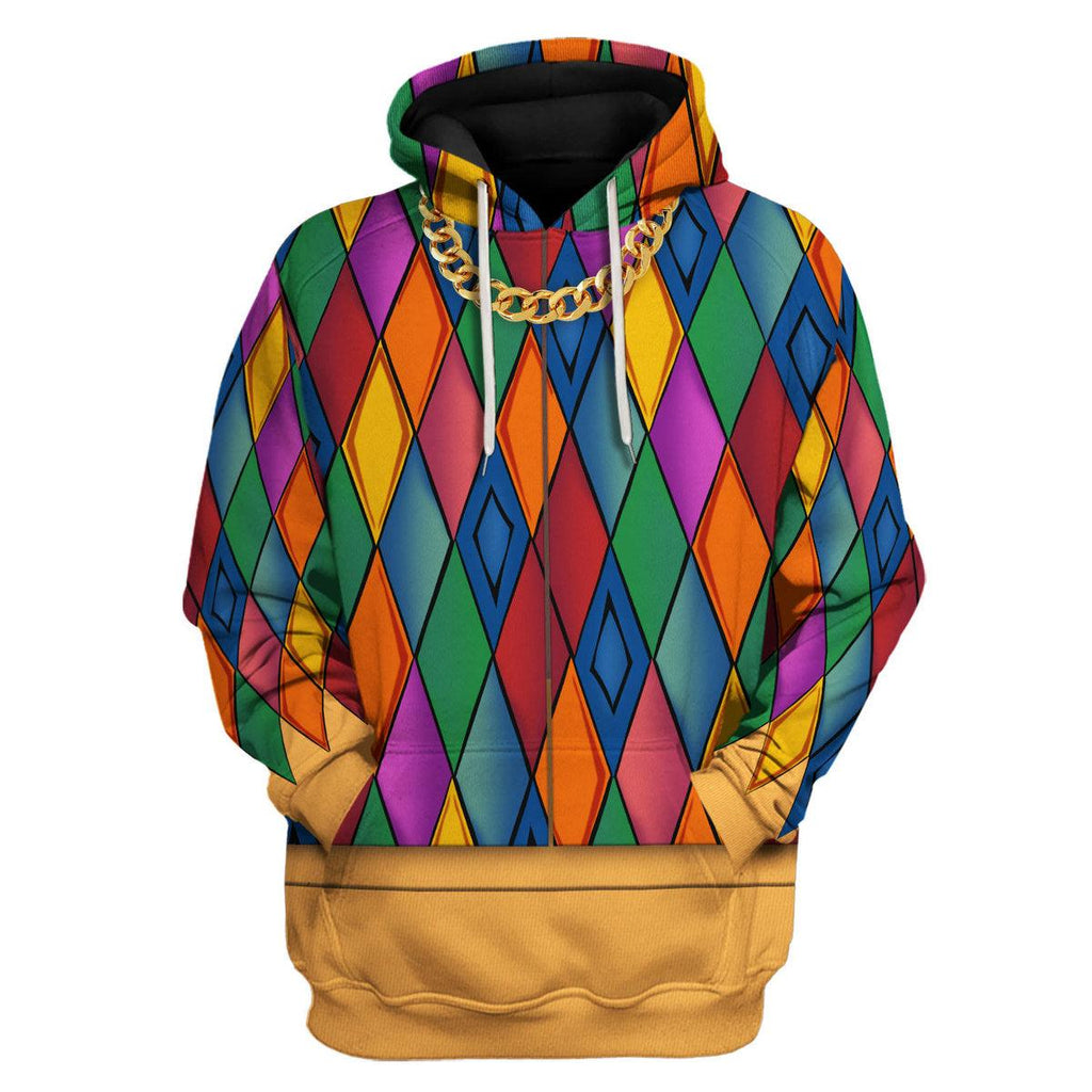 CustomsPig Prince Ultra Colourful Suit All-Over Print Unisex Pullover Hoodie, Sweatshirt, T-Shirt, and Swatpants - CustomsPig.com