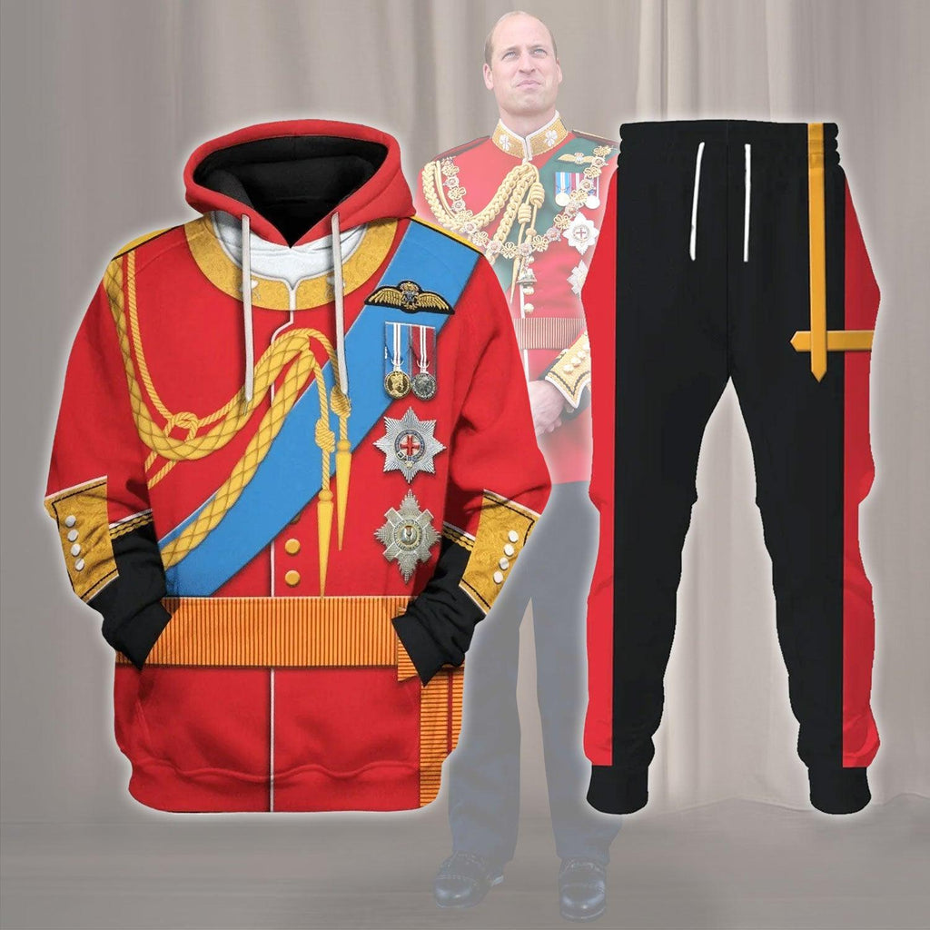  CustomsPig Prince William, Duke of Cambridge Costume Hoodie Sweatshirt T-Shirt Tracksuit -  CustomsPig.com