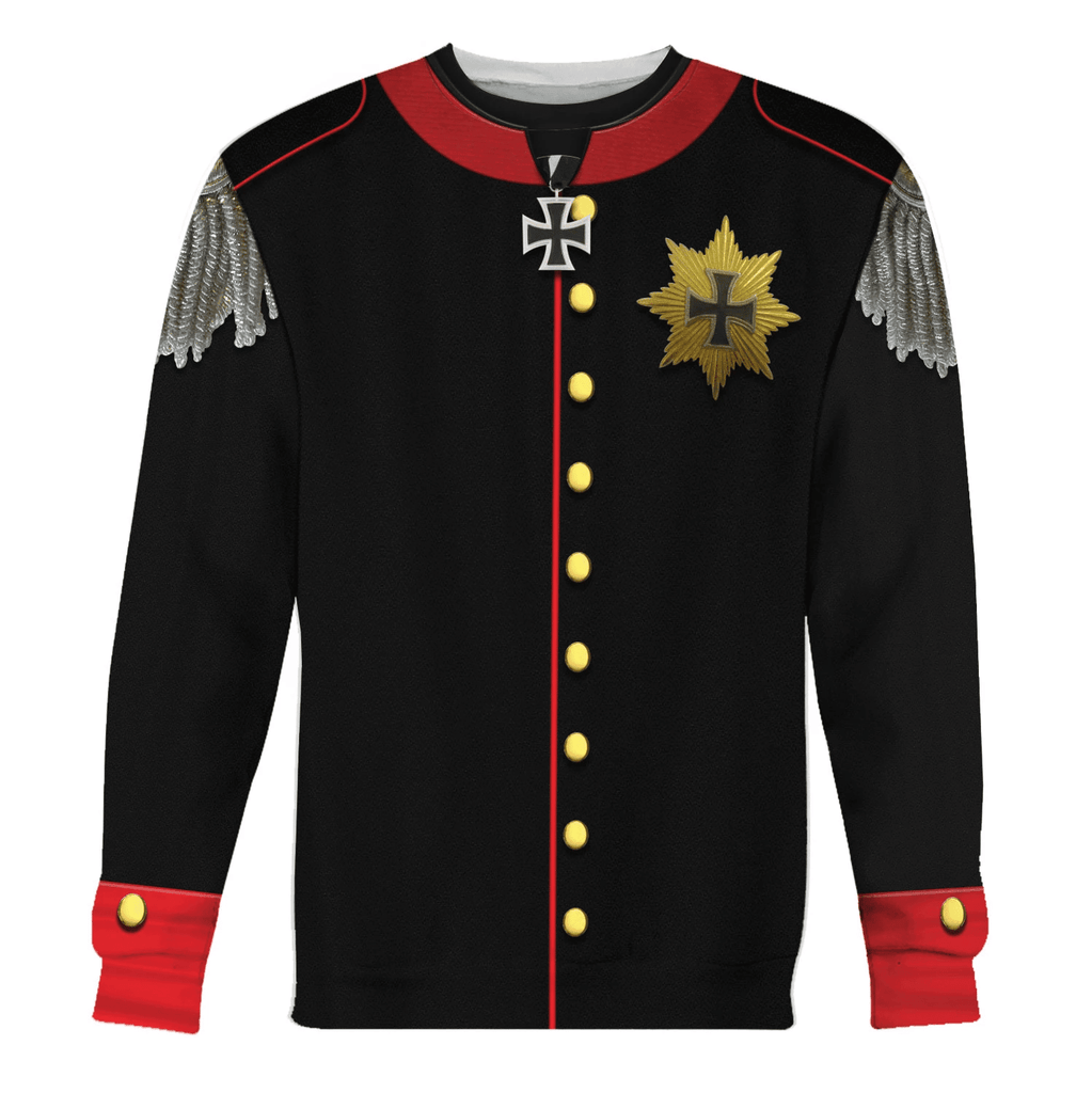  CustomsPig Prussian General Gebhard Leberecht Costume Hoodie Sweatshirt T-Shirt Tracksuit -  CustomsPig.com