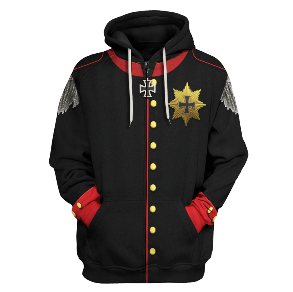  CustomsPig Prussian General Gebhard Leberecht Costume Hoodie Sweatshirt T-Shirt Tracksuit -  CustomsPig.com