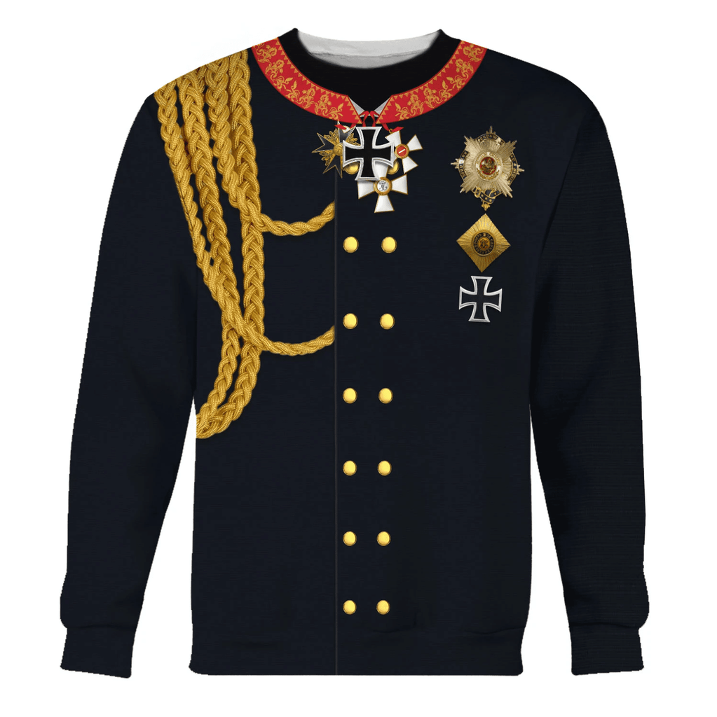  CustomsPig Prussian General Ludwig Yorck Von Wartenburg Costume Hoodie Sweatshirt T-Shirt Tracksuit -  CustomsPig.com