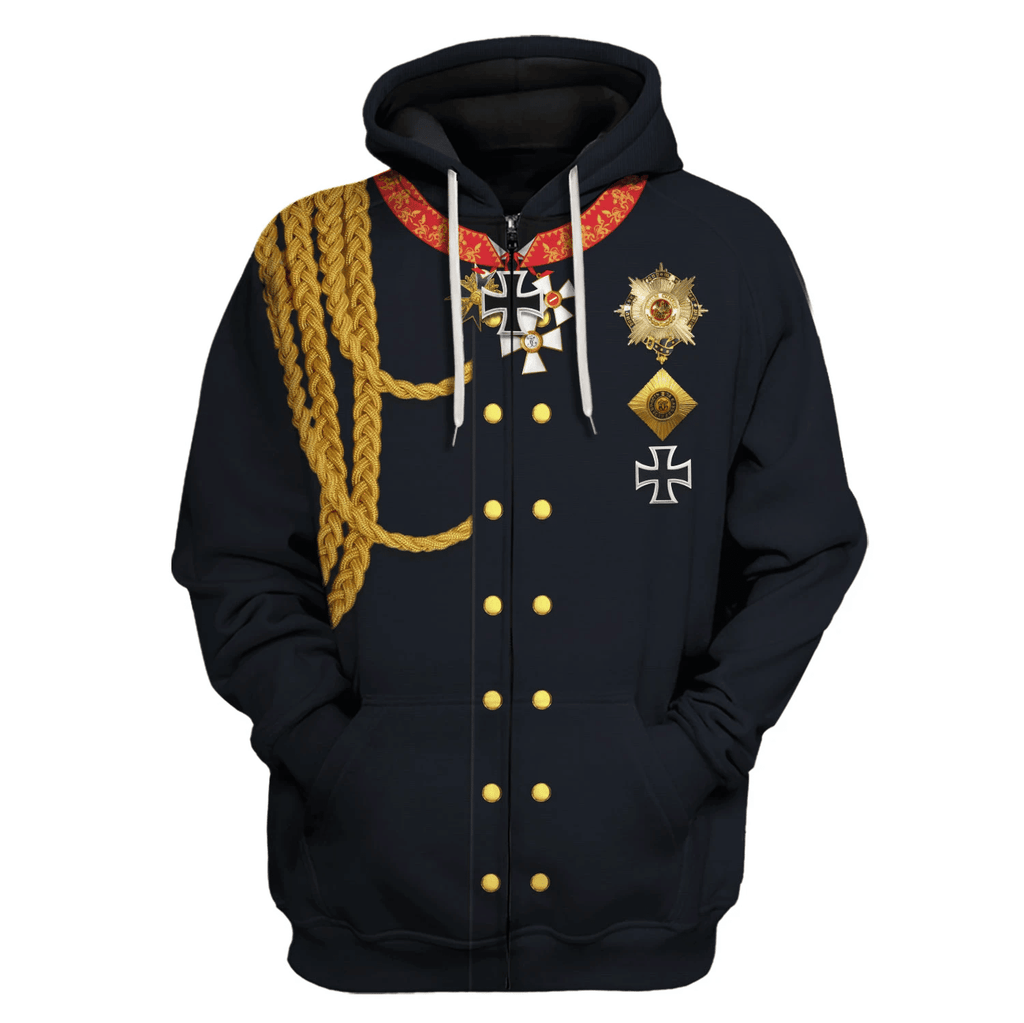  CustomsPig Prussian General Ludwig Yorck Von Wartenburg Costume Hoodie Sweatshirt T-Shirt Tracksuit -  CustomsPig.com