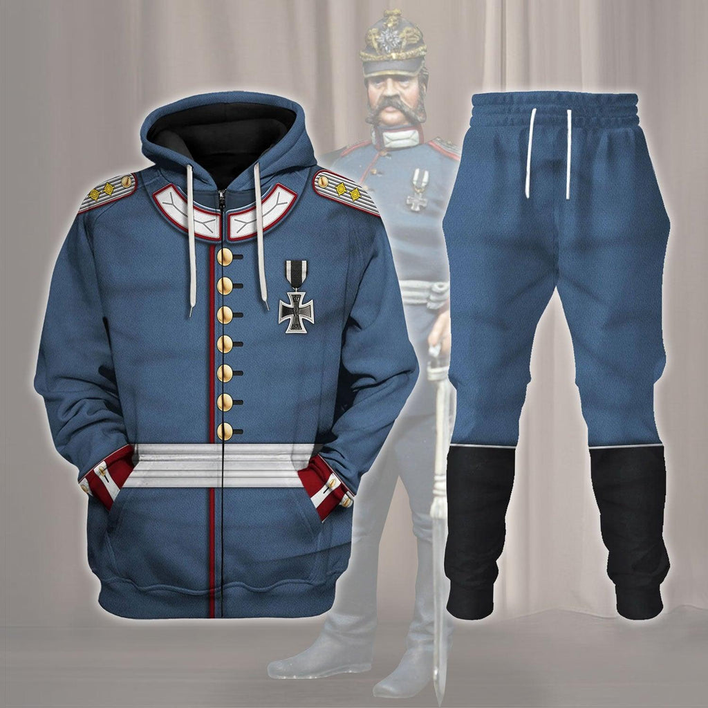  CustomsPig Prussian Officer Prussian Army 1871 Costume Hoodie Sweatshirt T-Shirt Tracksuit -  CustomsPig.com