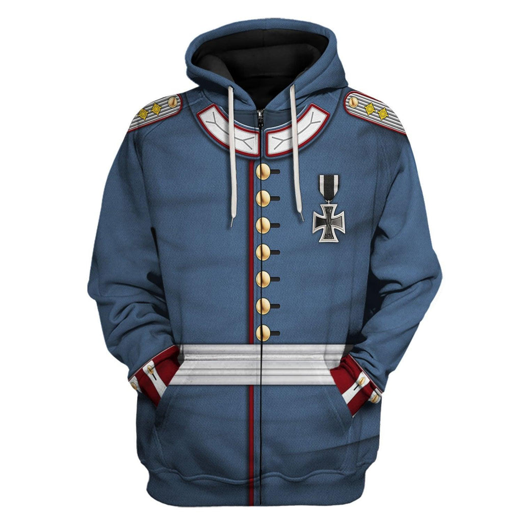  CustomsPig Prussian Officer Prussian Army 1871 Costume Hoodie Sweatshirt T-Shirt Tracksuit -  CustomsPig.com