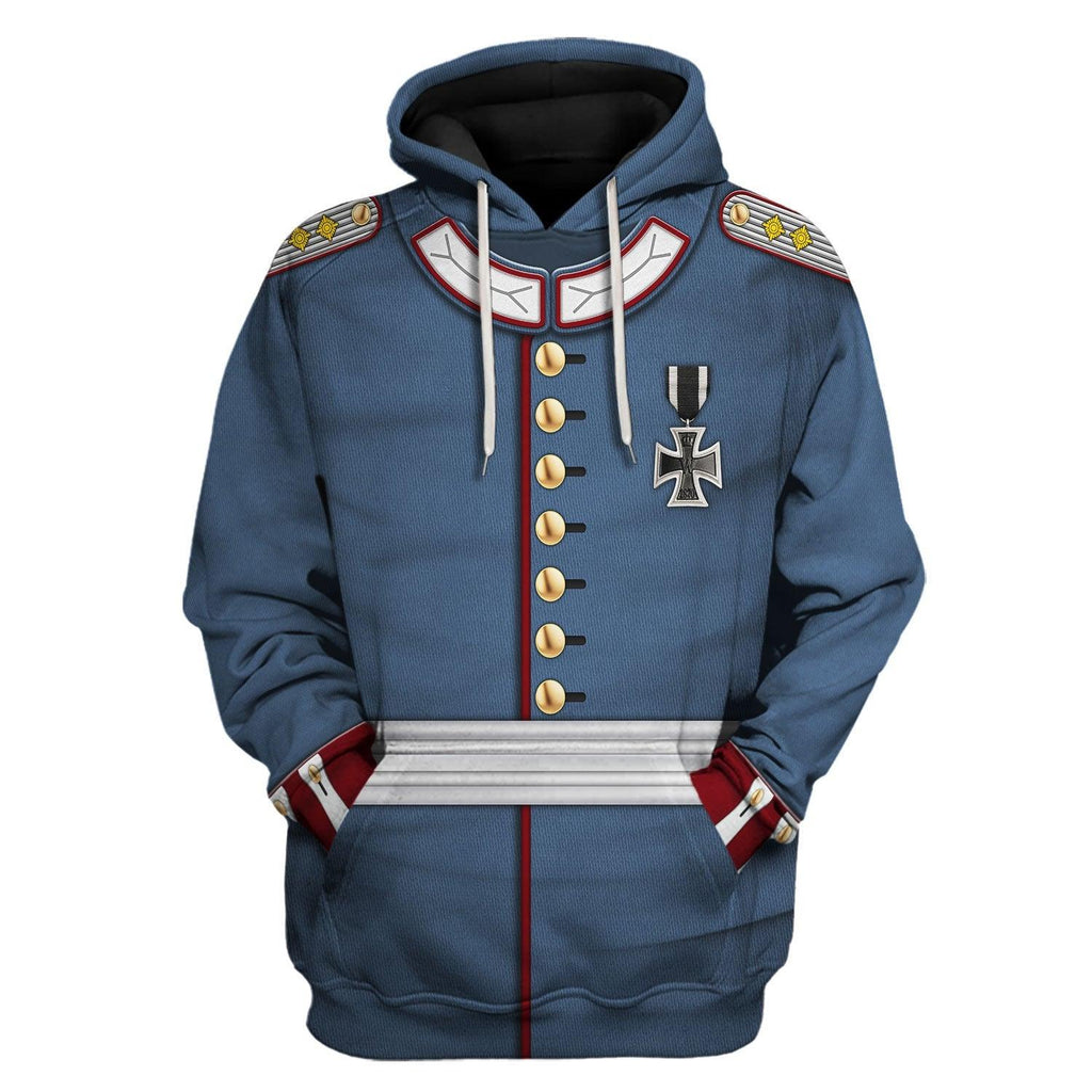  CustomsPig Prussian Officer Prussian Army 1871 Costume Hoodie Sweatshirt T-Shirt Tracksuit -  CustomsPig.com