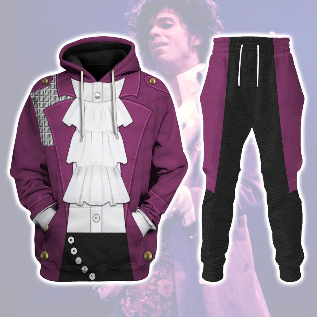 CustomsPig Purple Rain All-Over Print Unisex Pullover Hoodie, Sweatshirt, T-Shirt - CustomsPig.com