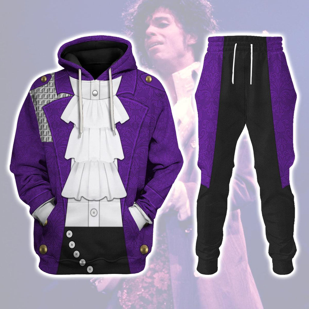 CustomsPig Purple Rain Suit All-Over Print Unisex Pullover Hoodie, Sweatshirt, T-Shirt - CustomsPig.com