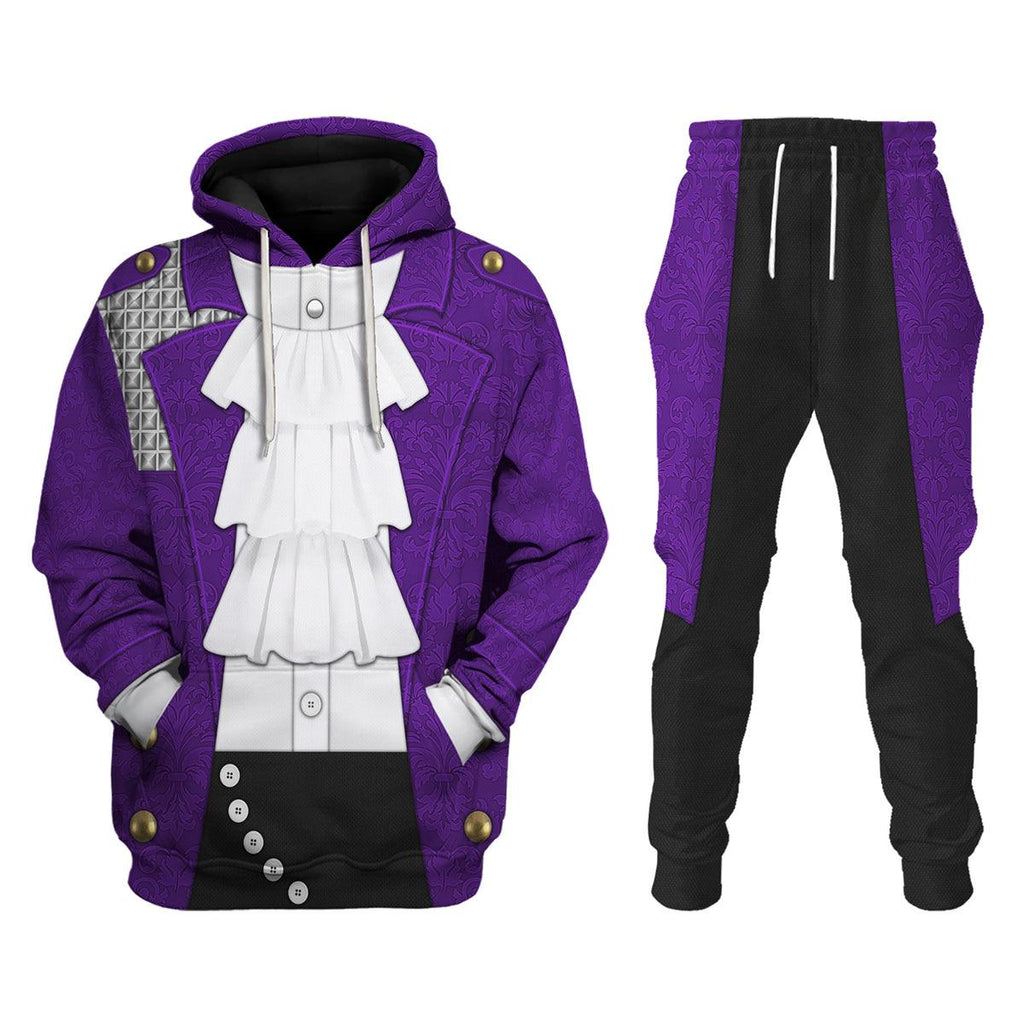 CustomsPig Purple Rain Suit All-Over Print Unisex Pullover Hoodie, Sweatshirt, T-Shirt - CustomsPig.com