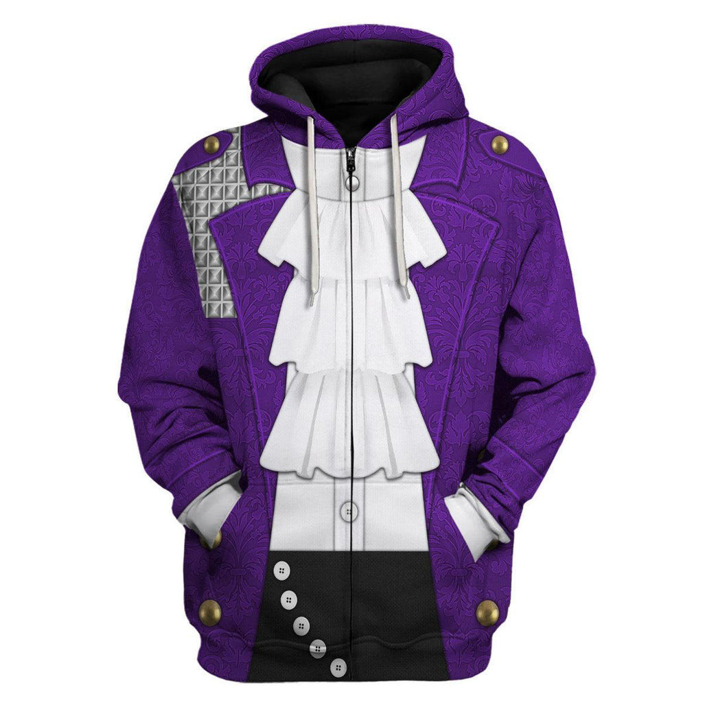 CustomsPig Purple Rain Suit All-Over Print Unisex Pullover Hoodie, Sweatshirt, T-Shirt - CustomsPig.com