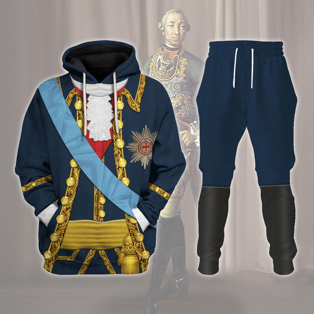  CustomsPig Pyotr III King Of Russia Costume Hoodie Sweatshirt T-Shirt Tracksuit -  CustomsPig.com