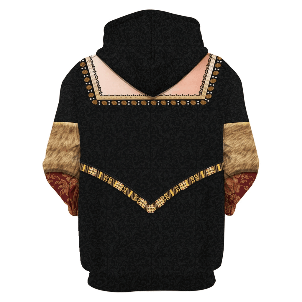  CustomsPig Queen Anne Boleyn Costume Hoodie Sweatshirt T-Shirt Tracksuit -  CustomsPig.com