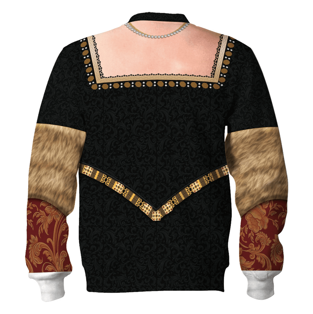  CustomsPig Queen Anne Boleyn Costume Hoodie Sweatshirt T-Shirt Tracksuit -  CustomsPig.com