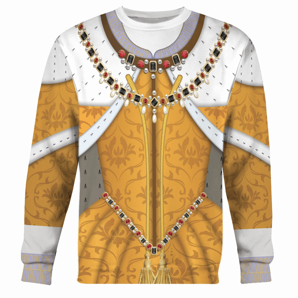  CustomsPig Queen Elizabeth I Queen of England and Ireland Costume Hoodie Sweatshirt T-Shirt Tracksuit -  CustomsPig.com