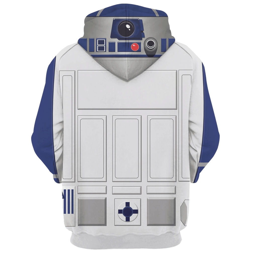  CustomsPig R2 D2 Robot Costume Hoodie Sweatshirt T-Shirt Sweatpants -  CustomsPig.com