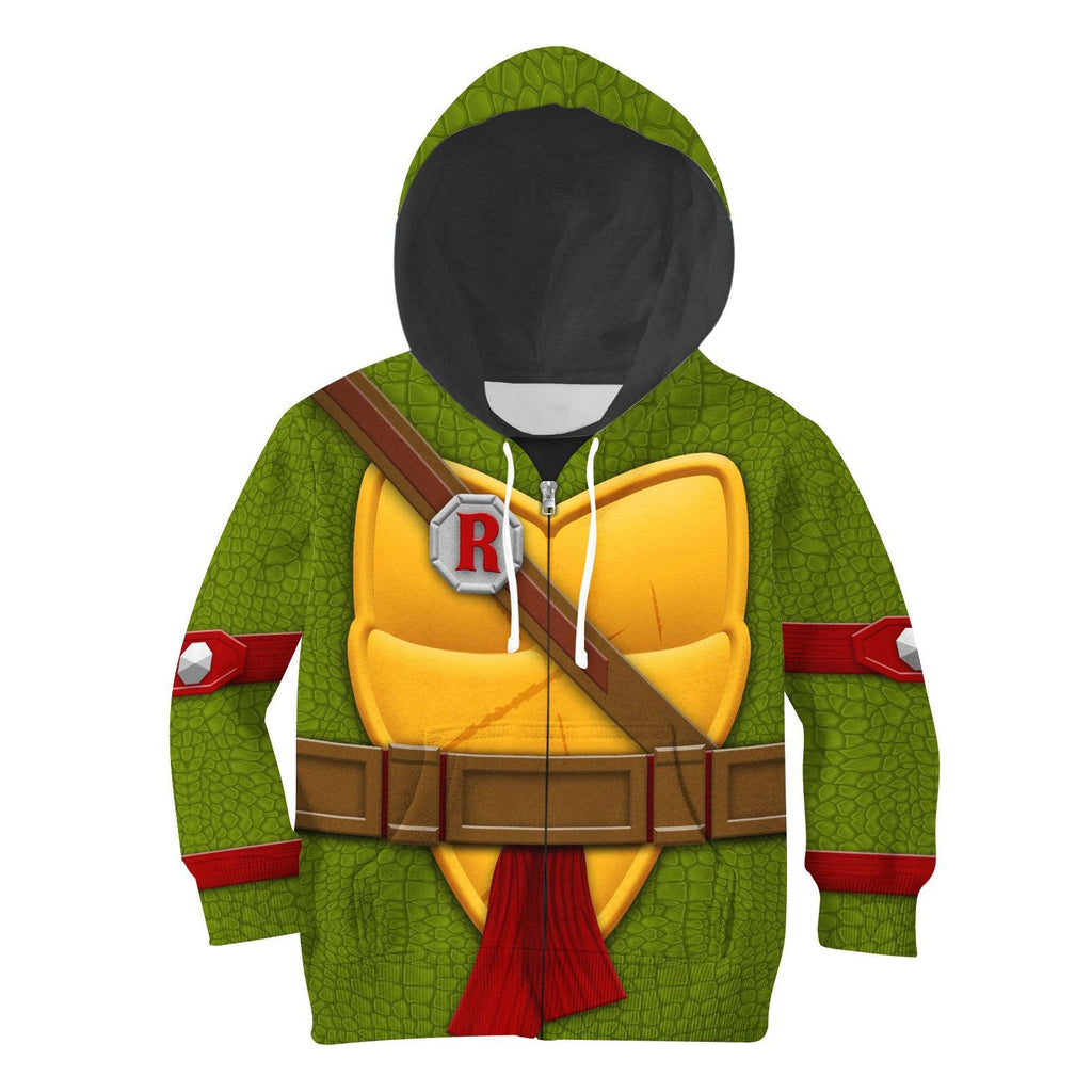 CustomsPig Raphael Costume Cosplay Kid Hoodie Sweatshirt T-Shirt - CustomsPig.com