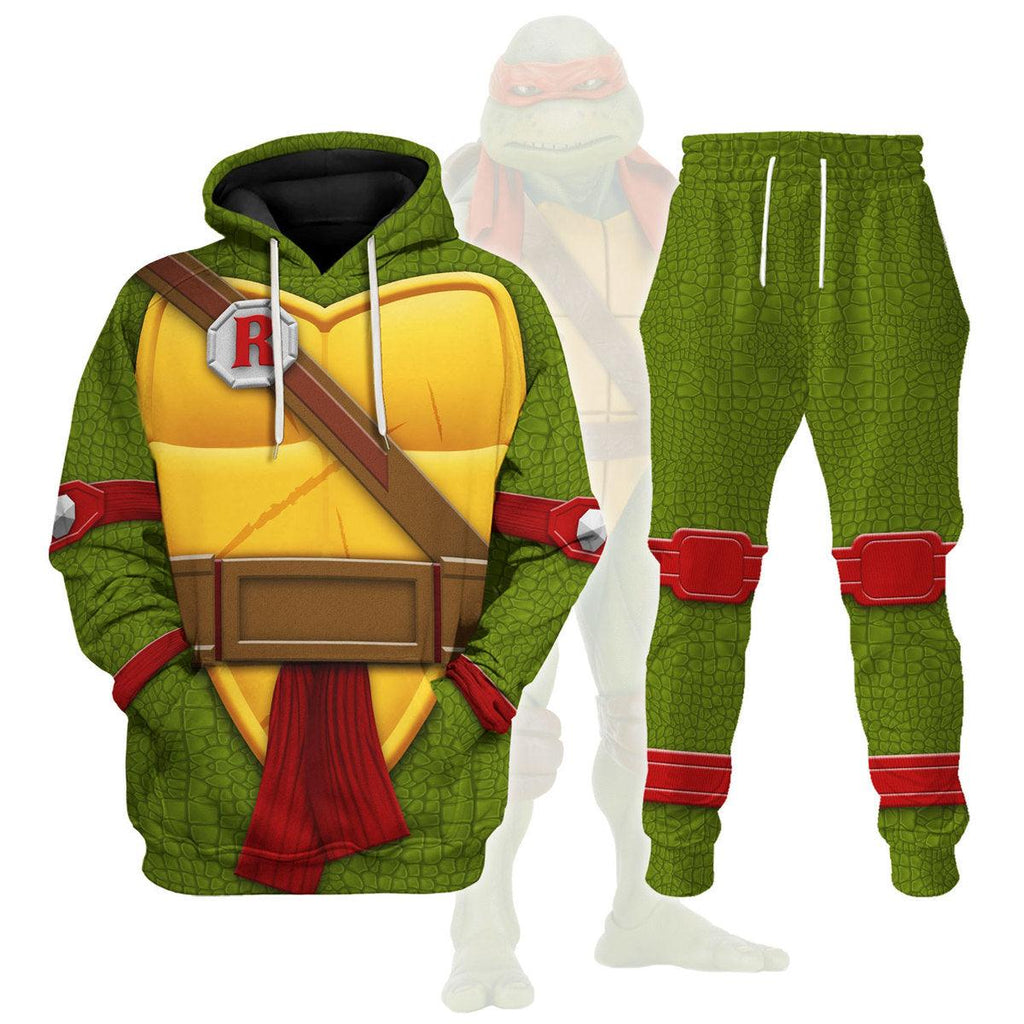 CustomsPig Raphael TMNT Costume Hoodie Sweatshirt T-Shirt Sweatpants - CustomsPig.com