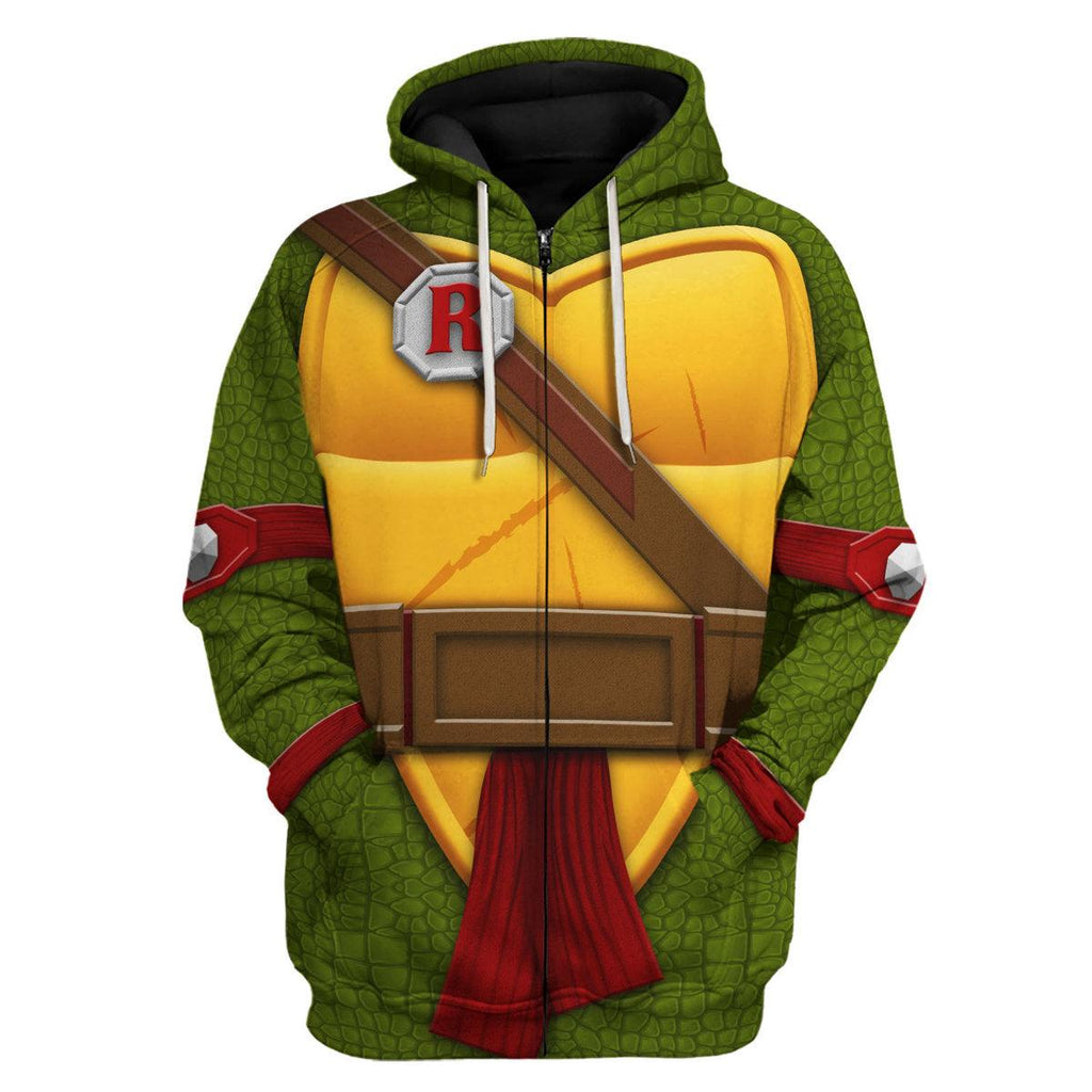 CustomsPig Raphael TMNT Costume Hoodie Sweatshirt T-Shirt Sweatpants - CustomsPig.com