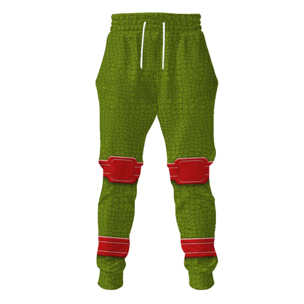 CustomsPig Raphael TMNT Costume Hoodie Sweatshirt T-Shirt Sweatpants - CustomsPig.com