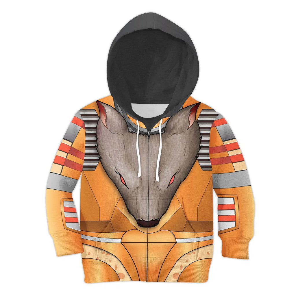  CustomsPig Rattrap Beast Wars Kid Costume Cosplay Hoodie Sweatshirt T-Shirt -  CustomsPig.com