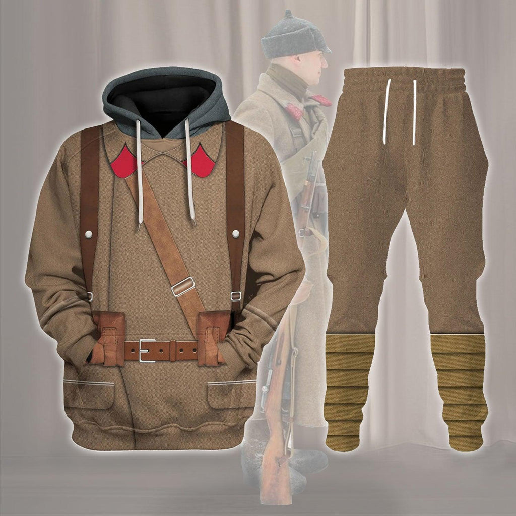  CustomsPig Red Army in Winter War 39-40 Costume Hoodie Sweatshirt T-Shirt Tracksuit -  CustomsPig.com