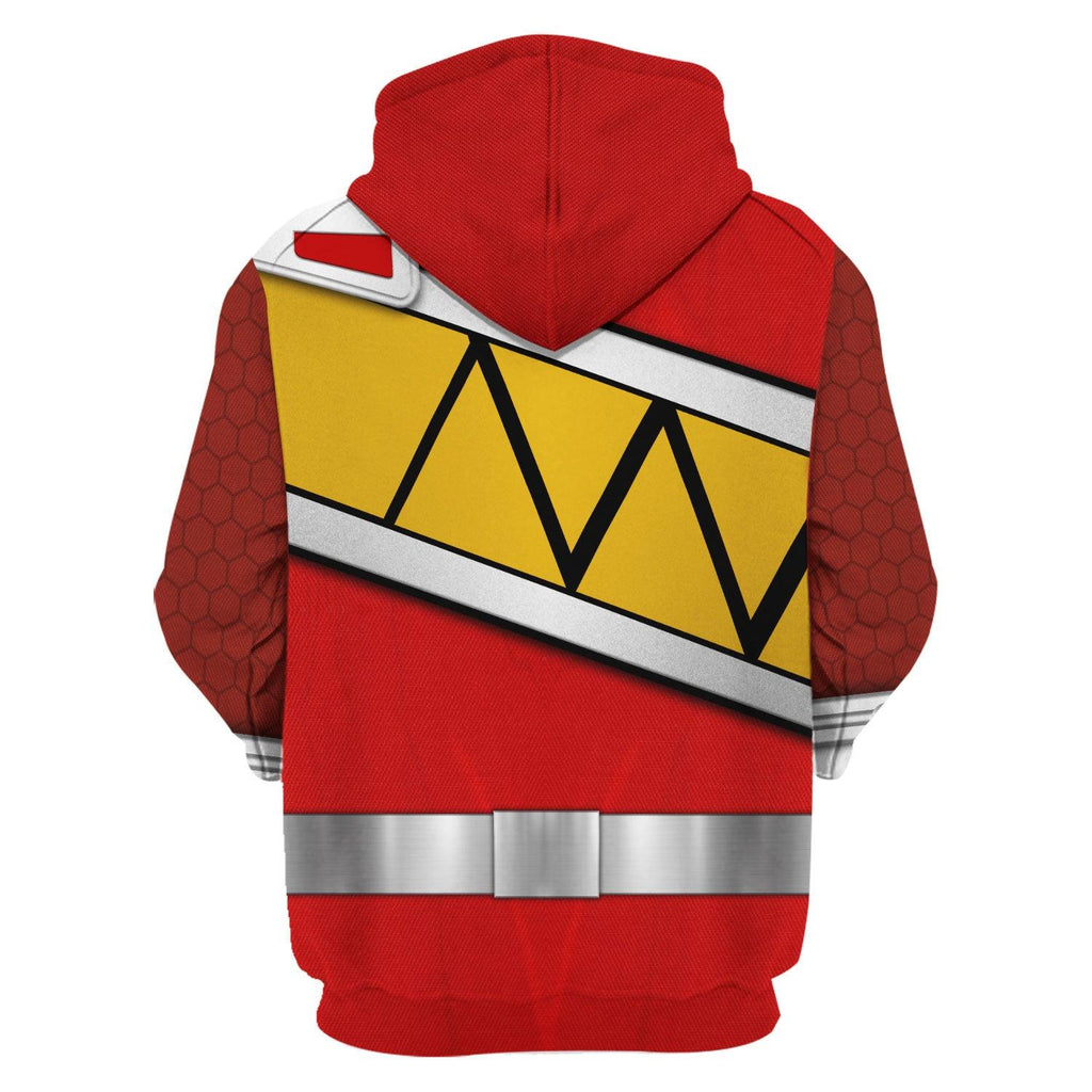  CustomsPig Red Power Rangers Dino Charge Hoodies Sweatshirt T-shirt Hawaiian Tracksuit -  CustomsPig.com