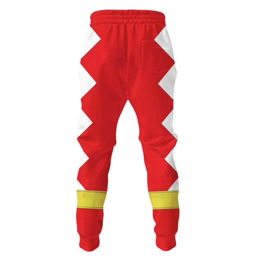 CustomsPig Red Ranger Dino Thunder Hoodies Sweatshirt T-shirt Hawaiian Sweatpants - CustomsPig.com