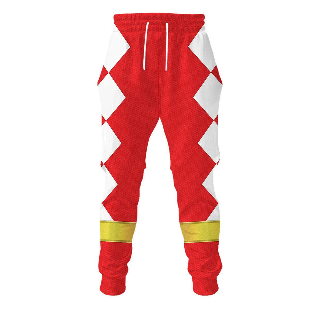 CustomsPig Red Ranger Dino Thunder Hoodies Sweatshirt T-shirt Hawaiian Sweatpants - CustomsPig.com