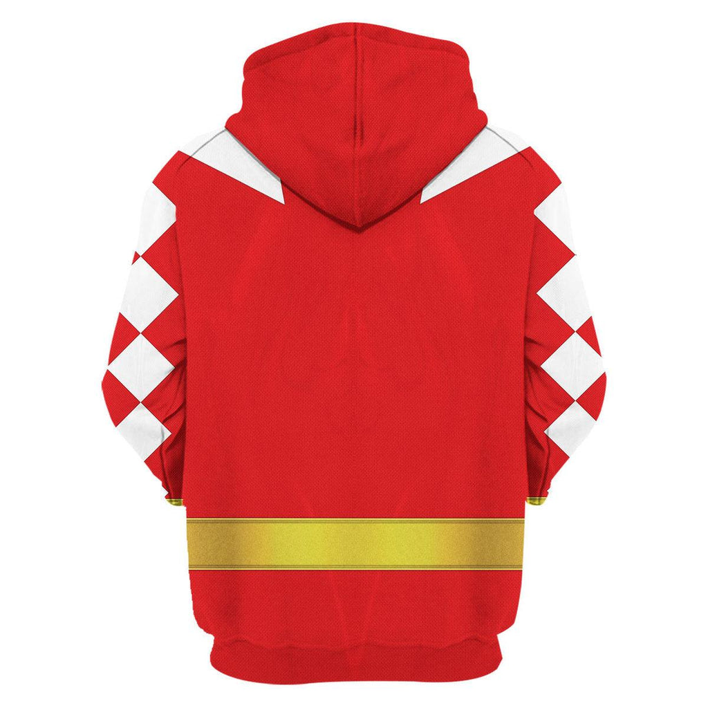 CustomsPig Red Ranger Dino Thunder Hoodies Sweatshirt T-shirt Hawaiian Sweatpants - CustomsPig.com