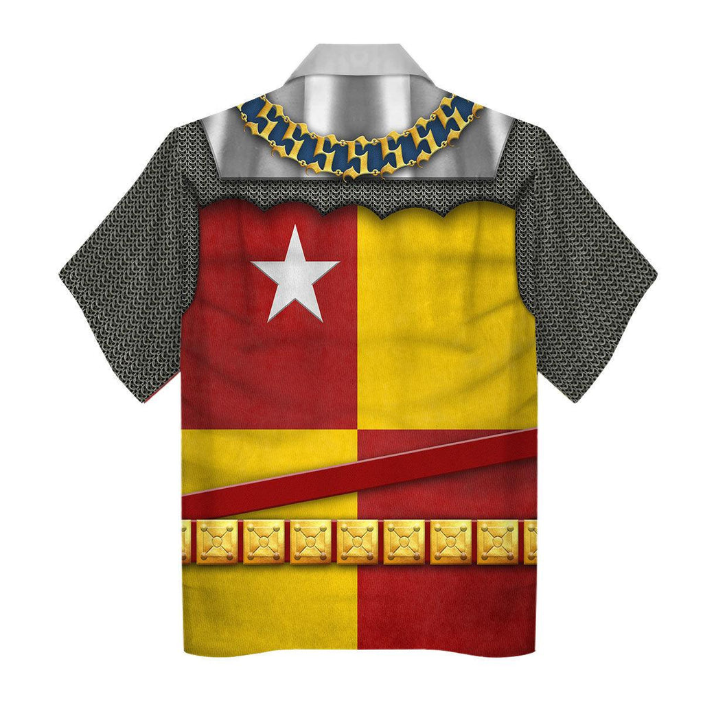 CustomsPig Richard de Vere- Battle of Agincourt Knights Costume Hoodie Sweatshirt T-Shirt Tracksuit - CustomsPig.com