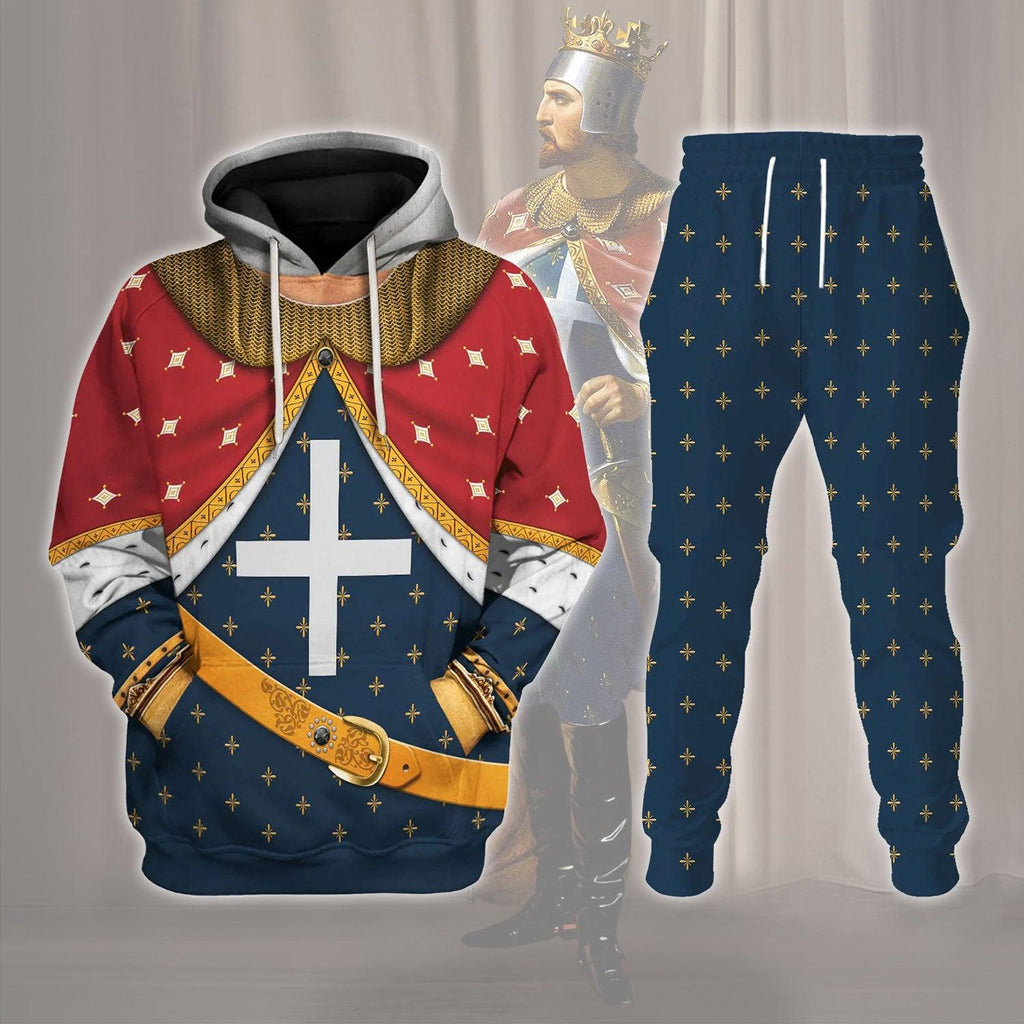  CustomsPig Richard I of England The Lionhearted Costume Hoodie Sweatshirt T-Shirt Tracksuit -  CustomsPig.com