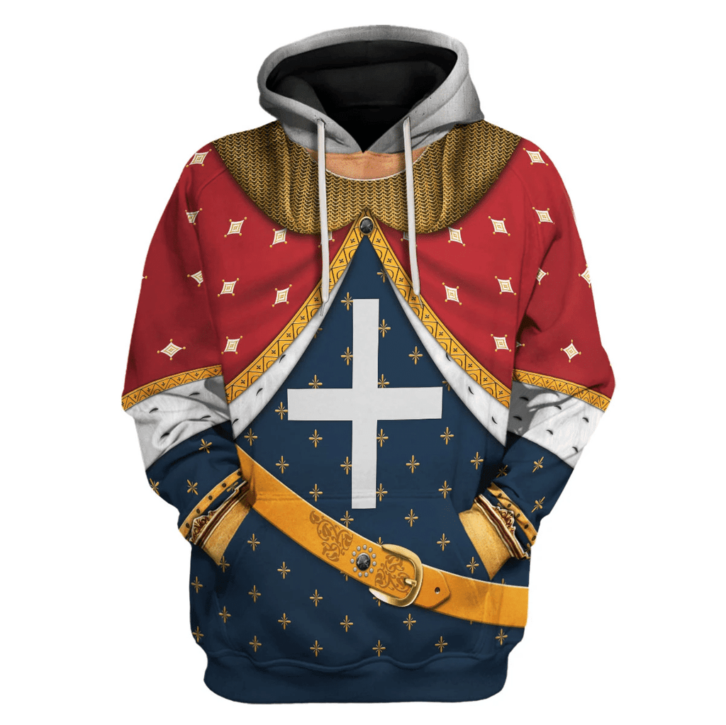  CustomsPig Richard I of England The Lionhearted Costume Hoodie Sweatshirt T-Shirt Tracksuit -  CustomsPig.com