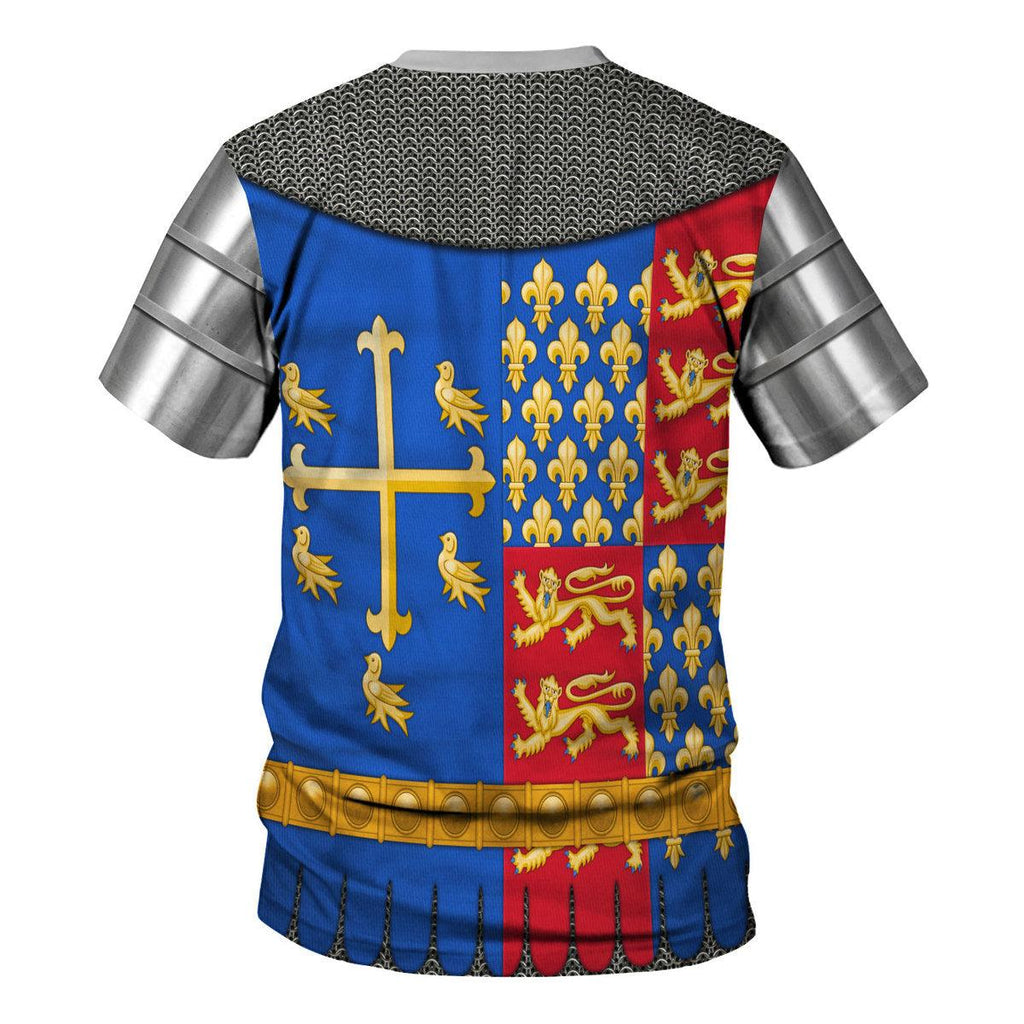 CustomsPig Richard II Of England Amour Knights Costume Hoodie Sweatshirt T-Shirt Tracksuit - CustomsPig.com