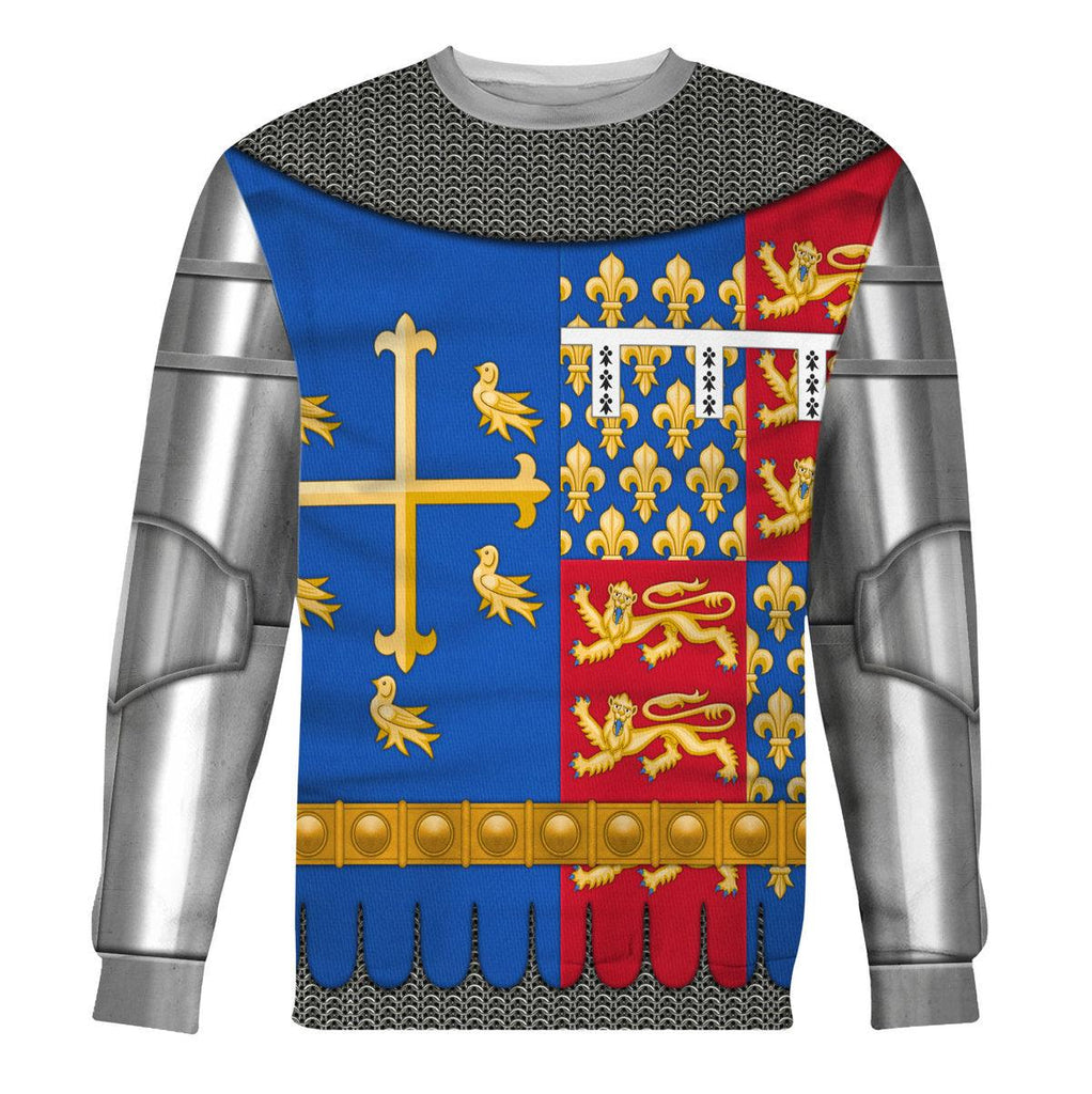 CustomsPig Richard II Of England Amour Knights Costume Hoodie Sweatshirt T-Shirt Tracksuit - CustomsPig.com