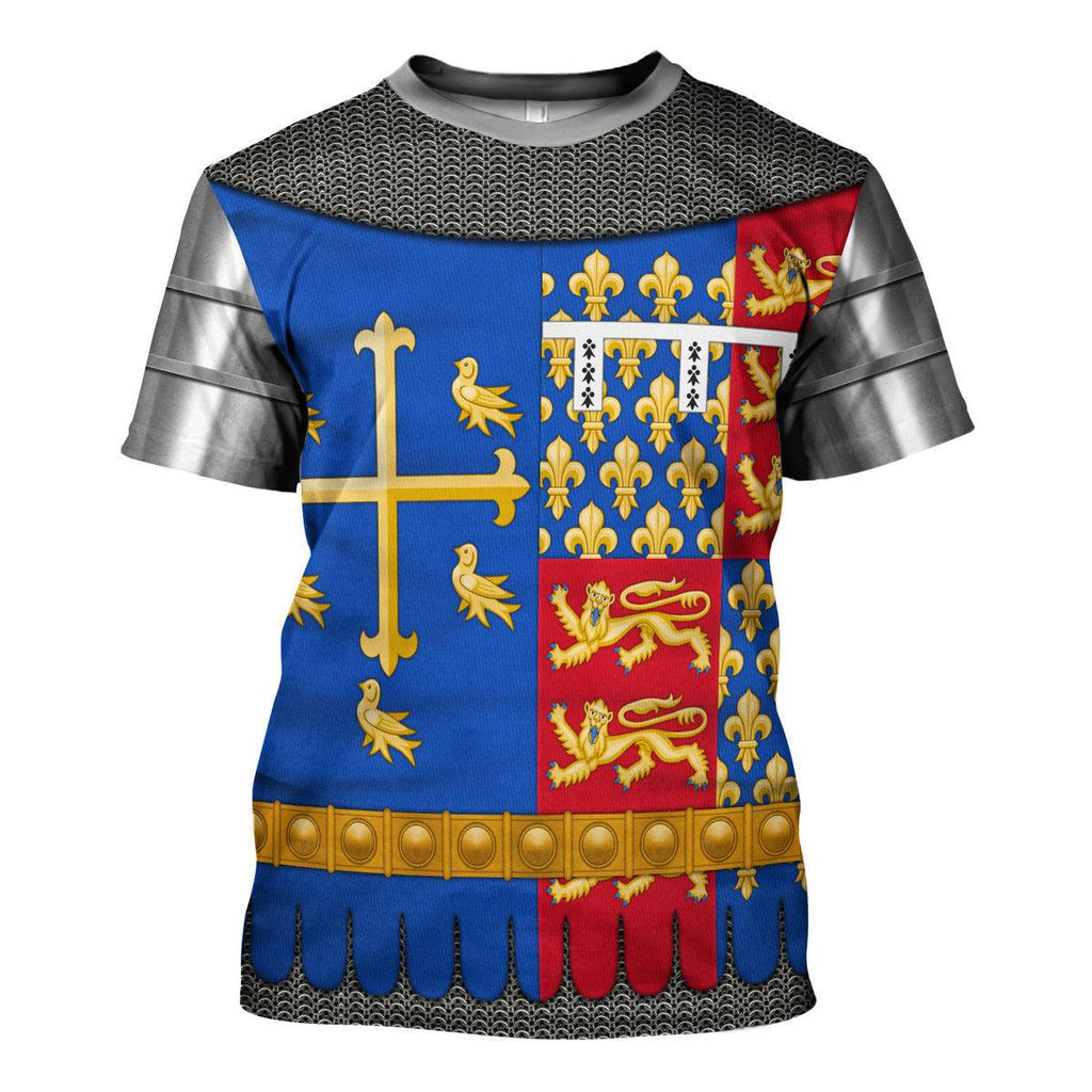 CustomsPig Richard II Of England Amour Knights Costume Hoodie Sweatshirt T-Shirt Tracksuit - CustomsPig.com