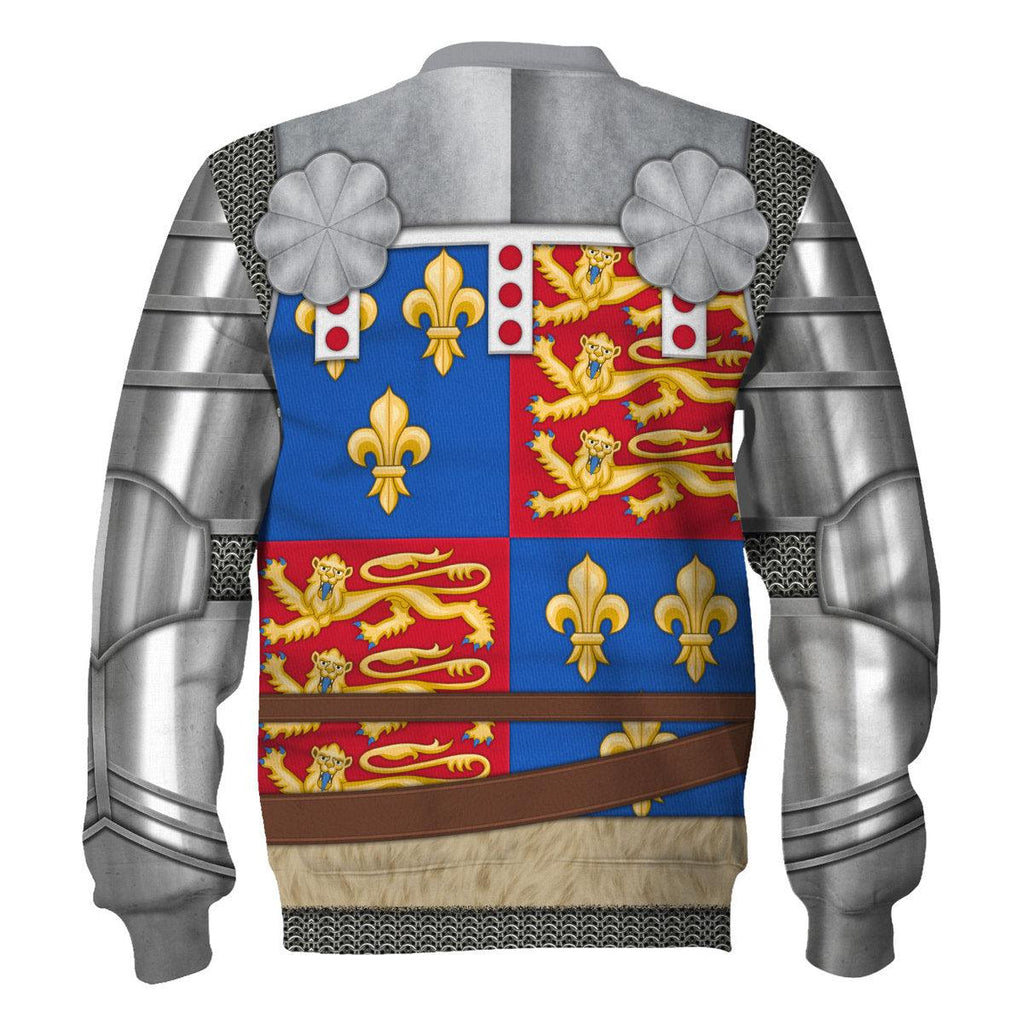 CustomsPig Richard of York, 3rd Duke of York Amour Knights Costume Hoodie Sweatshirt T-Shirt Tracksuit - CustomsPig.com