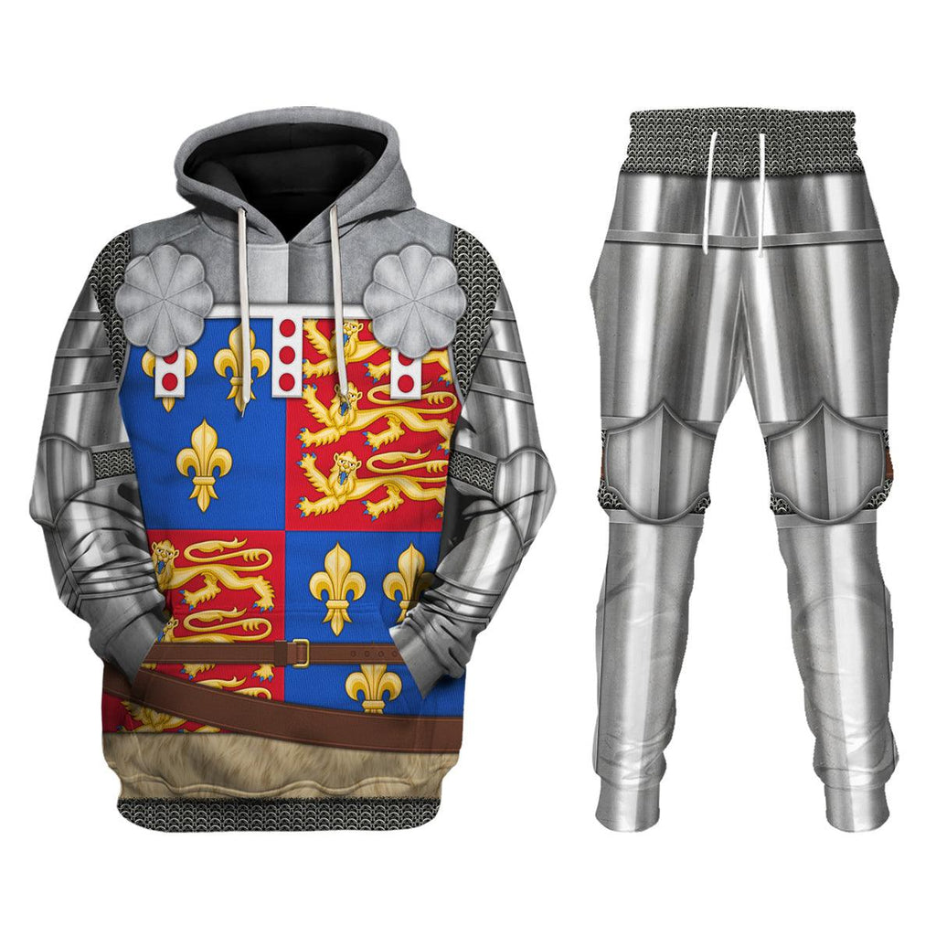 CustomsPig Richard of York, 3rd Duke of York Amour Knights Costume Hoodie Sweatshirt T-Shirt Tracksuit - CustomsPig.com