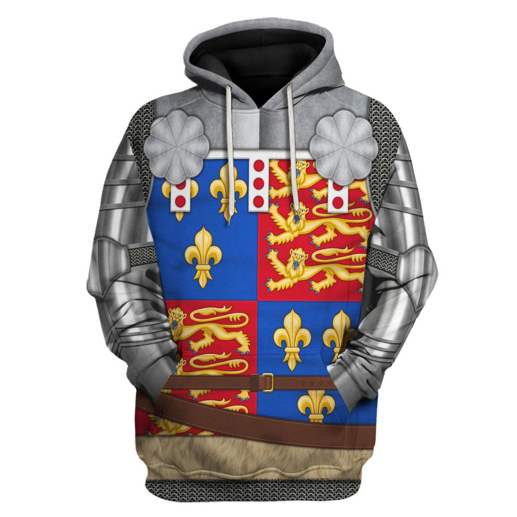 CustomsPig Richard of York, 3rd Duke of York Amour Knights Costume Hoodie Sweatshirt T-Shirt Tracksuit - CustomsPig.com