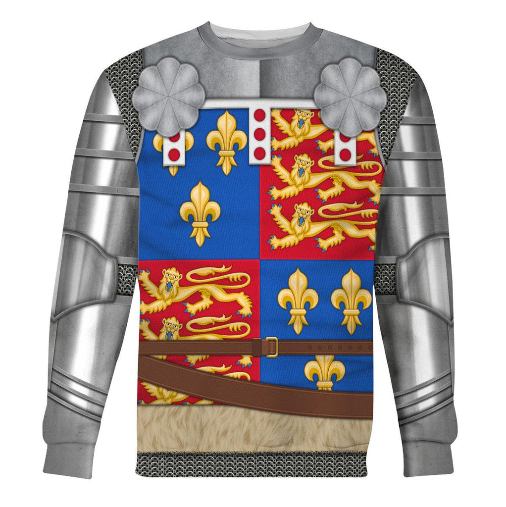 CustomsPig Richard of York, 3rd Duke of York Amour Knights Costume Hoodie Sweatshirt T-Shirt Tracksuit - CustomsPig.com